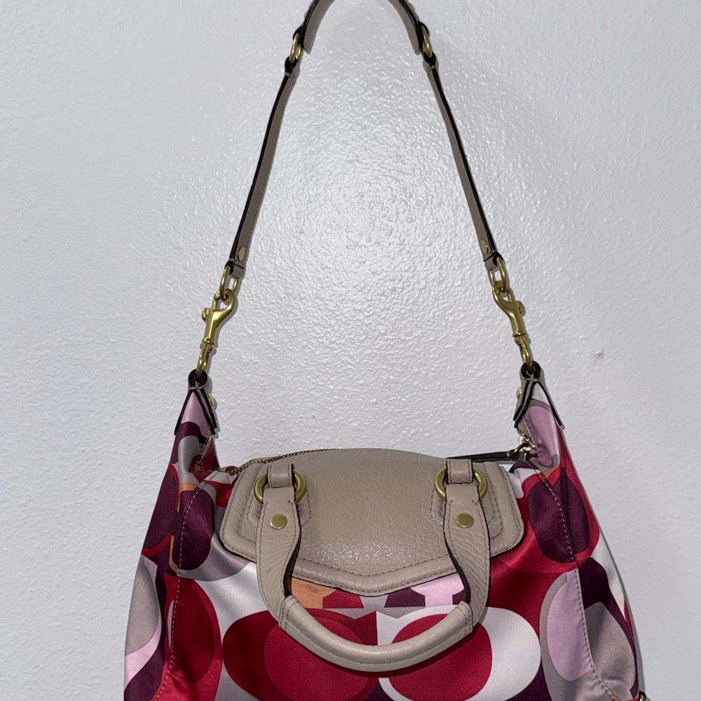 Coach Multicolor Patterned Satchel - image 8